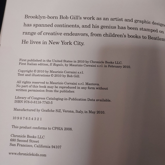 Bob Gill The Present Hardcover Book - Picture 4 of 4